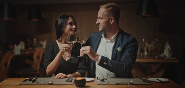 Gourmet & Wein beim Candle-Light Dinner im Honeymoon-Urlaub in Bayern