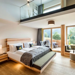 SPA-Loft Zimmer mit Whirlpool und Sauna - perfekt für Ihre Flitterwochen in Bayern