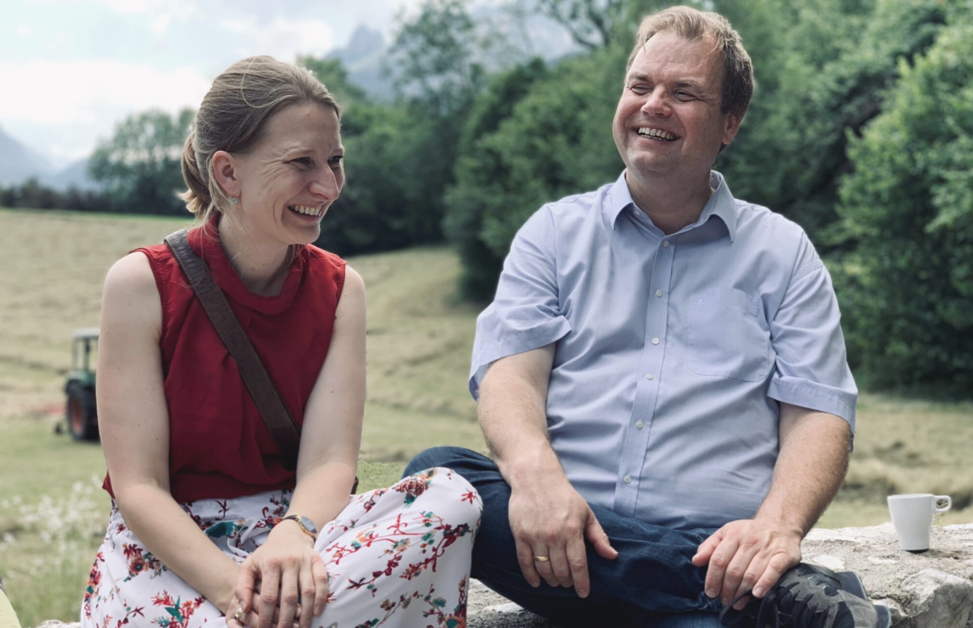 Gastgeber Dr. Andreas und Henrike Färber im Hotel Klosterhof in Bayerisch Gmain