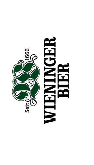 Logo der Brauerei Wieninger, gegründet 1666, auf weißem Hintergrund.