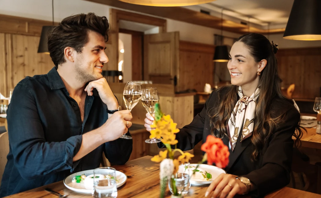 Gourmet & Wein beim Candle-Light Dinner im Honeymoon-Urlaub in Bayern