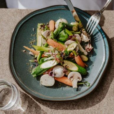 Leichte und herrliche Köstlichkeiten aus der Genussküche im Wellnesshotel Klosterhof im Berchtesgadener Land.